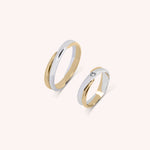 Carica l’immagine nella galleria, Fedi Eunice Oro Bianco e Giallo - Varengo Gioielli