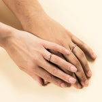 Load image into Gallery viewer, Fedi Ianira Oro Bianco e Rosa - Varengo Gioielli