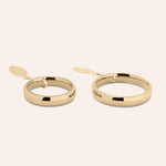 Load image into Gallery viewer, Fedi UNOAERRE Comode 4 mm Oro giallo - Varengo Gioielli