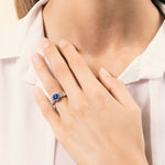 Load image into Gallery viewer, Anello Dedalo Zaffiro - Varengo Gioielli