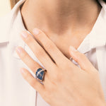 Load image into Gallery viewer, Anello Demetra Zaffiri - Varengo Gioielli