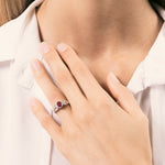 Load image into Gallery viewer, Anello Diana Rubino - Varengo Gioielli