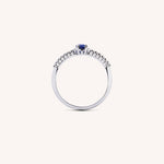 Load image into Gallery viewer, Anello Estia Zaffiro - Varengo Gioielli