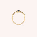 Load image into Gallery viewer, Anello Estia Zaffiro - Varengo Gioielli