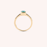 Carica l’immagine nella galleria, Anello Estia Smeraldo 2 - Varengo Gioielli