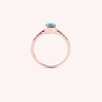 Carica l’immagine nella galleria, Anello Estia Smeraldo 2 - Varengo Gioielli