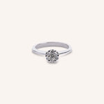 Load image into Gallery viewer, Anello Fantasia Flora Oro bianco - Varengo Gioielli