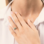 Load image into Gallery viewer, Anello Flora Smeraldi - Varengo Gioielli