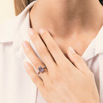 Load image into Gallery viewer, Anello Selene Ametista - Varengo Gioielli