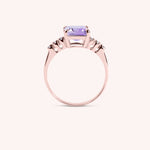 Load image into Gallery viewer, Anello Selene Ametista - Varengo Gioielli