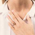 Carica l’immagine nella galleria, Anello Tiche Citrino - Varengo Gioielli