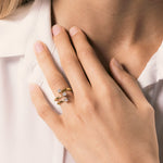 Load image into Gallery viewer, Anello Trilogy Medusa - Varengo Gioielli