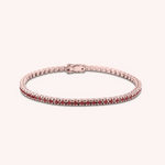 Load image into Gallery viewer, Bracciale Afrodite Rubini Oro rosa - Varengo Gioielli