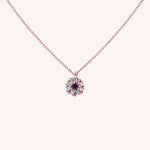 Carica l’immagine nella galleria, Girocollo Clio Rubino Oro rosa - Varengo Gioielli