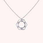 Load image into Gallery viewer, Girocollo Cora Oro bianco - Varengo Gioielli