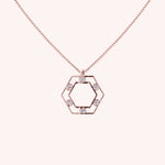 Load image into Gallery viewer, Girocollo Cora Oro rosa - Varengo Gioielli