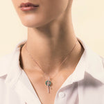 Load image into Gallery viewer, Girocollo Elettra Smeraldi - Varengo Gioielli