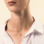 Load image into Gallery viewer, Girocollo Estia Smeraldo - Varengo Gioielli