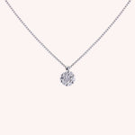 Load image into Gallery viewer, Girocollo Flora Oro bianco VS - Varengo Gioielli