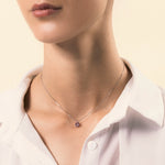 Load image into Gallery viewer, Girocollo Flora Rubini - Varengo Gioielli