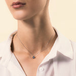 Load image into Gallery viewer, Girocollo Flora Zaffiri - Varengo Gioielli