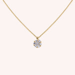 Load image into Gallery viewer, Girocollo Flora Oro giallo VS - Varengo Gioielli