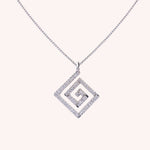 Load image into Gallery viewer, Girocollo Minosse Oro bianco - Varengo Gioielli