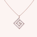 Load image into Gallery viewer, Girocollo Minosse Oro rosa - Varengo Gioielli