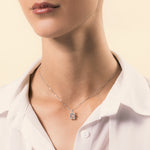 Carica l’immagine nella galleria, Girocollo Selene Acquamarina - Varengo Gioielli