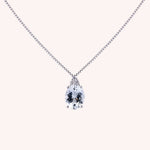 Carica l’immagine nella galleria, Girocollo Tiche Acquamarina Oro bianco - Varengo Gioielli