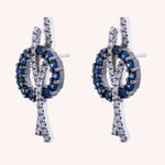 Carica l’immagine nella galleria, Orecchini Elettra Zaffiri - Varengo Gioielli
