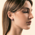 Carica l’immagine nella galleria, Orecchini Elettra Rubini - Varengo Gioielli