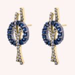 Carica l’immagine nella galleria, Orecchini Elettra Zaffiri - Varengo Gioielli