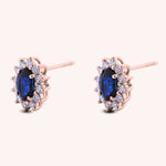 Load image into Gallery viewer, Orecchini Iris Zaffiri 5x7 - Varengo Gioielli