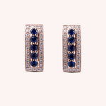 Carica l’immagine nella galleria, Orecchini Phoese Zaffiri Oro rosa - Varengo Gioielli