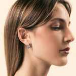 Load image into Gallery viewer, Orecchini Selene Ametiste - Varengo Gioielli