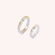 Fedi Alie Oro Bianco e Giallo - Varengo Gioielli