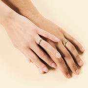 Fedi Alie Oro Bianco e Giallo - Varengo Gioielli