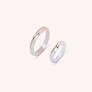 Fedi Alie Oro Bianco e Rosa - Varengo Gioielli