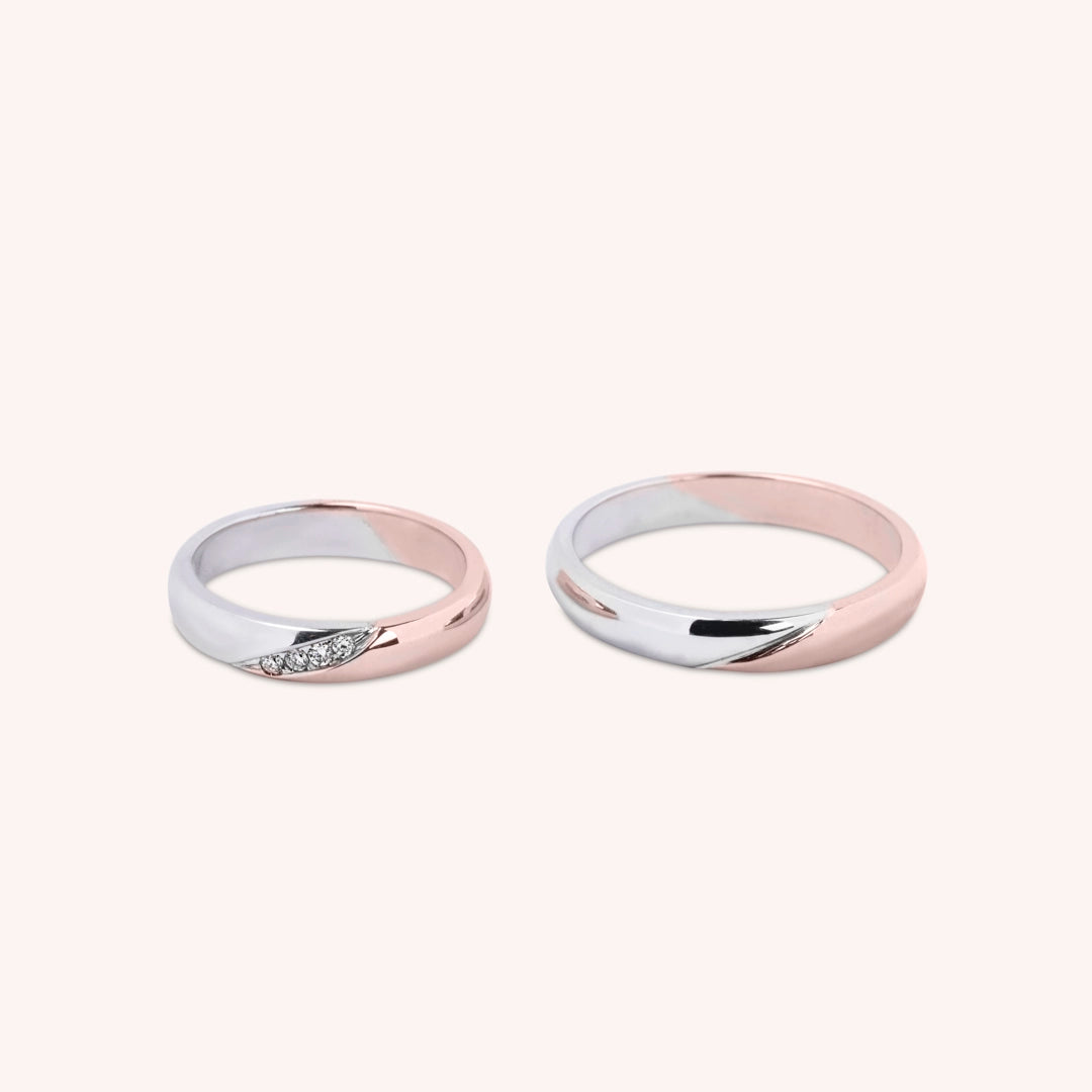 Fedi Ianira Oro Bianco e Rosa