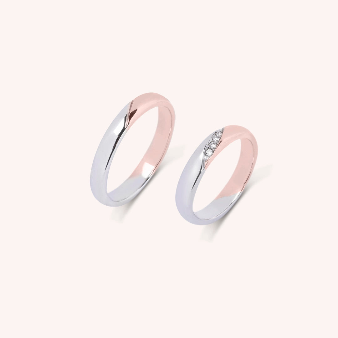 Fedi Ianira Oro Bianco e Rosa