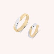 Fedi Orfne Oro Bianco e Giallo - Varengo Gioielli