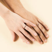 Fedi Orfne Oro Bianco e Rosa - Varengo Gioielli