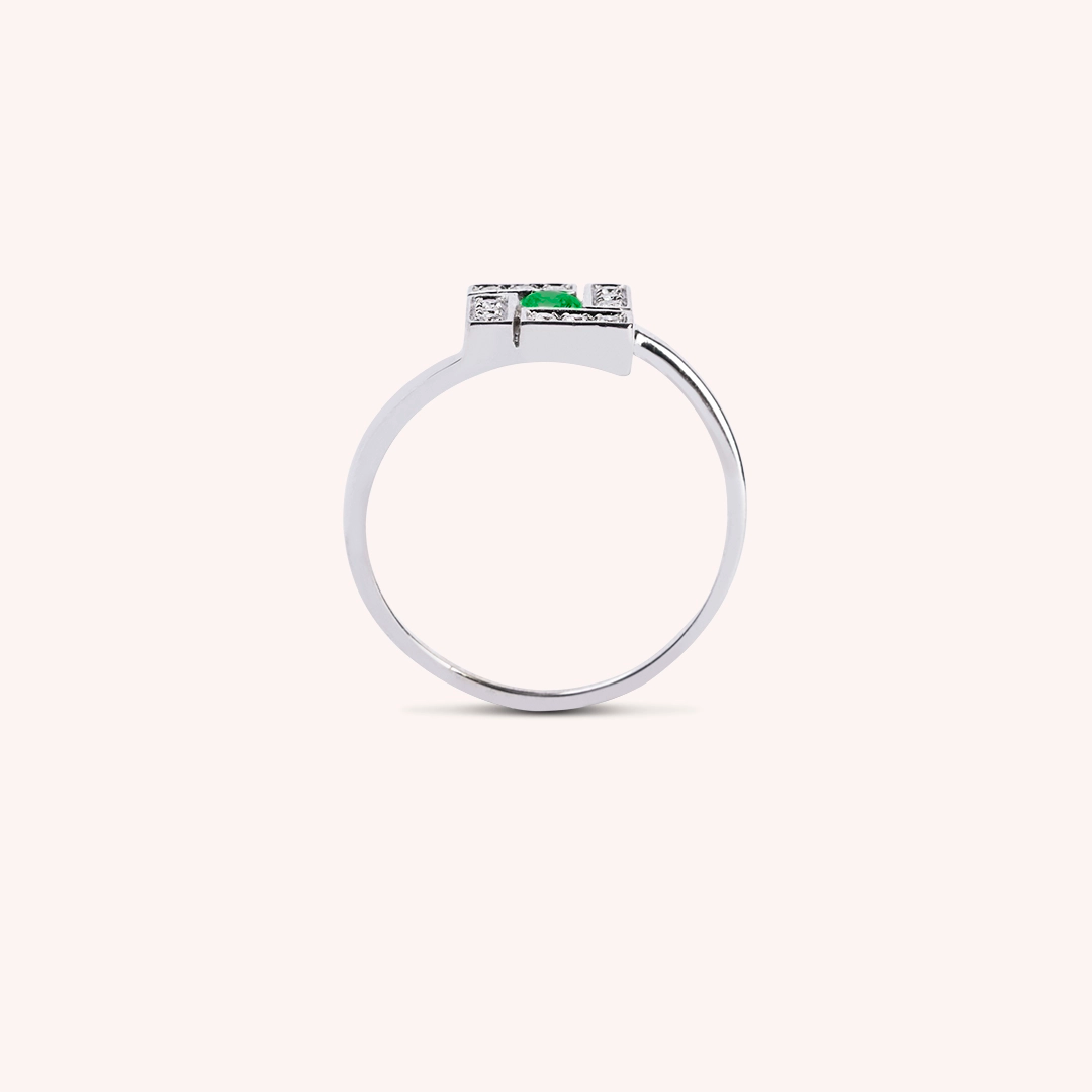 Anello Athena Smeraldo