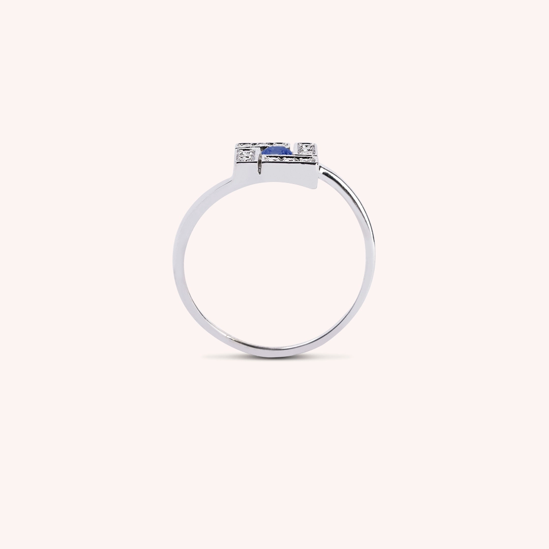 Anello Athena Zaffiro
