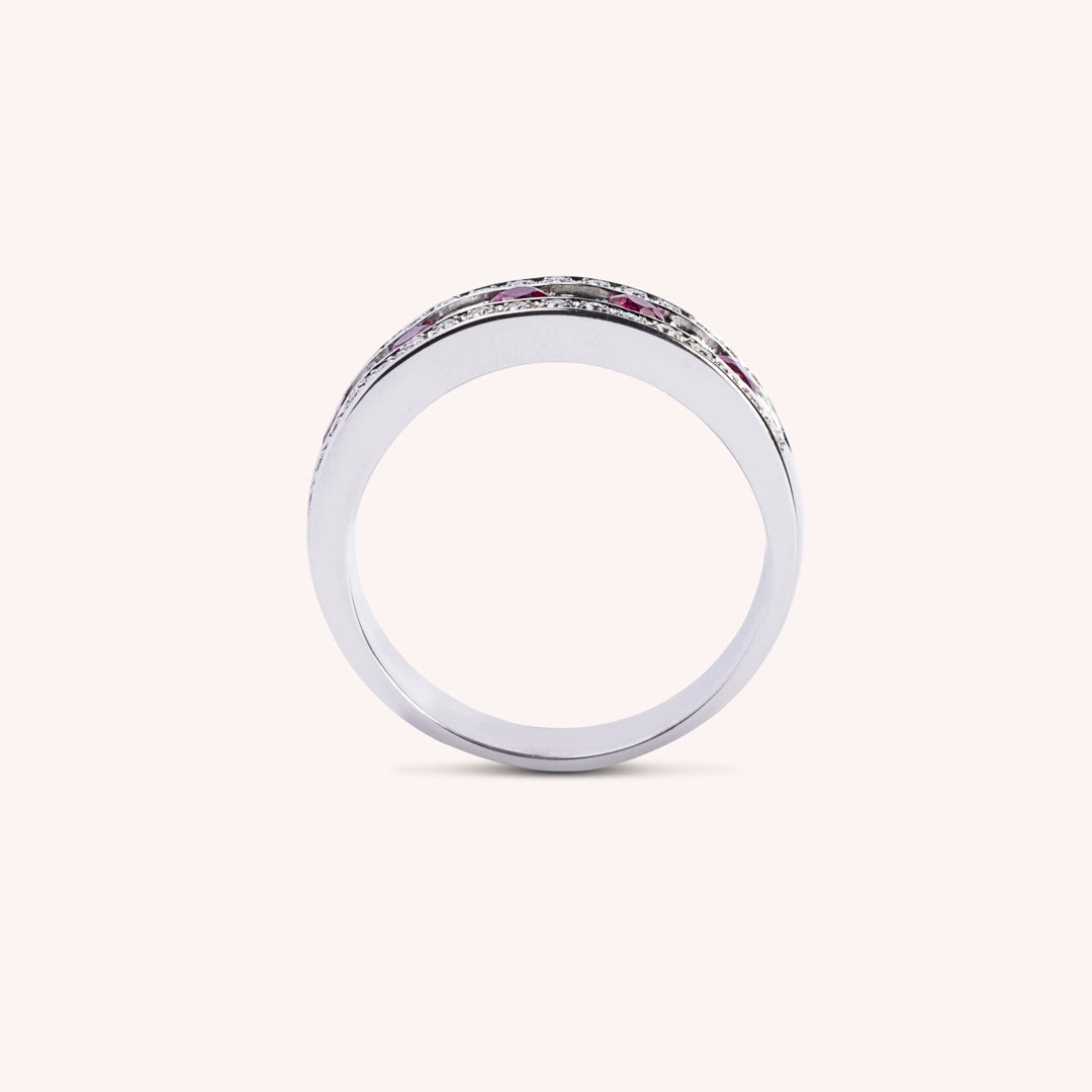 Anello Athena Rubini 2