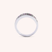 Anello Athena Rubini 2 - Varengo Gioielli