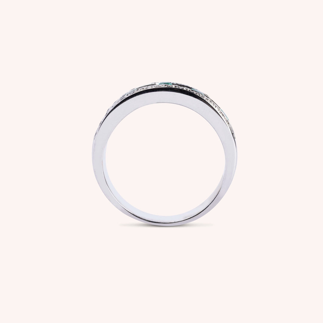 Anello Athena Smeraldi 2