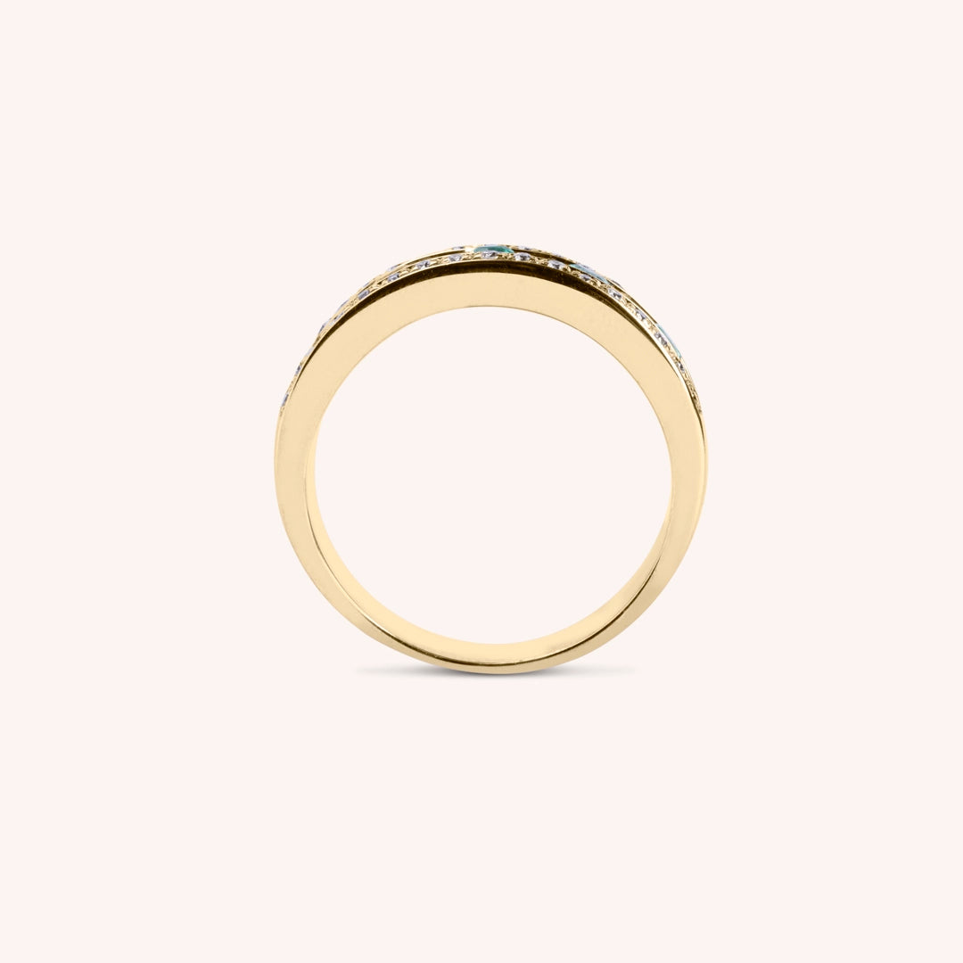 Anello Athena Smeraldi 2