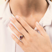 Anello Bia Rubino - Varengo Gioielli